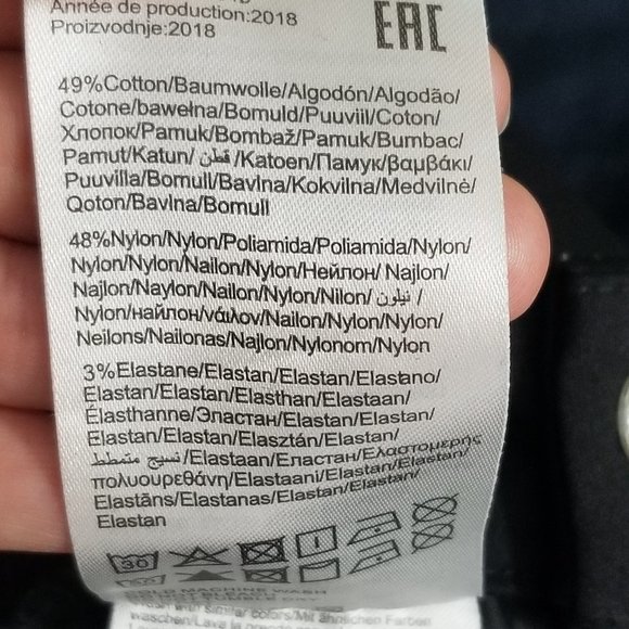 Vero Moda | Black Flocked Tuxedo Stripe Side Dress Pants Straight Ankle Leg M - Picture 13 of 13